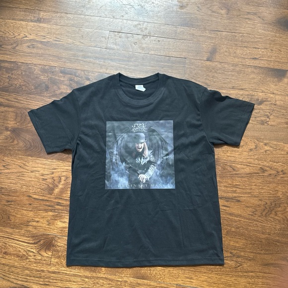 Ozzy Osbourne ordinary man Men's Black Graphic - Picture 1 of 4
